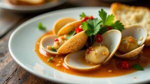 Coconut Tamarind Clams