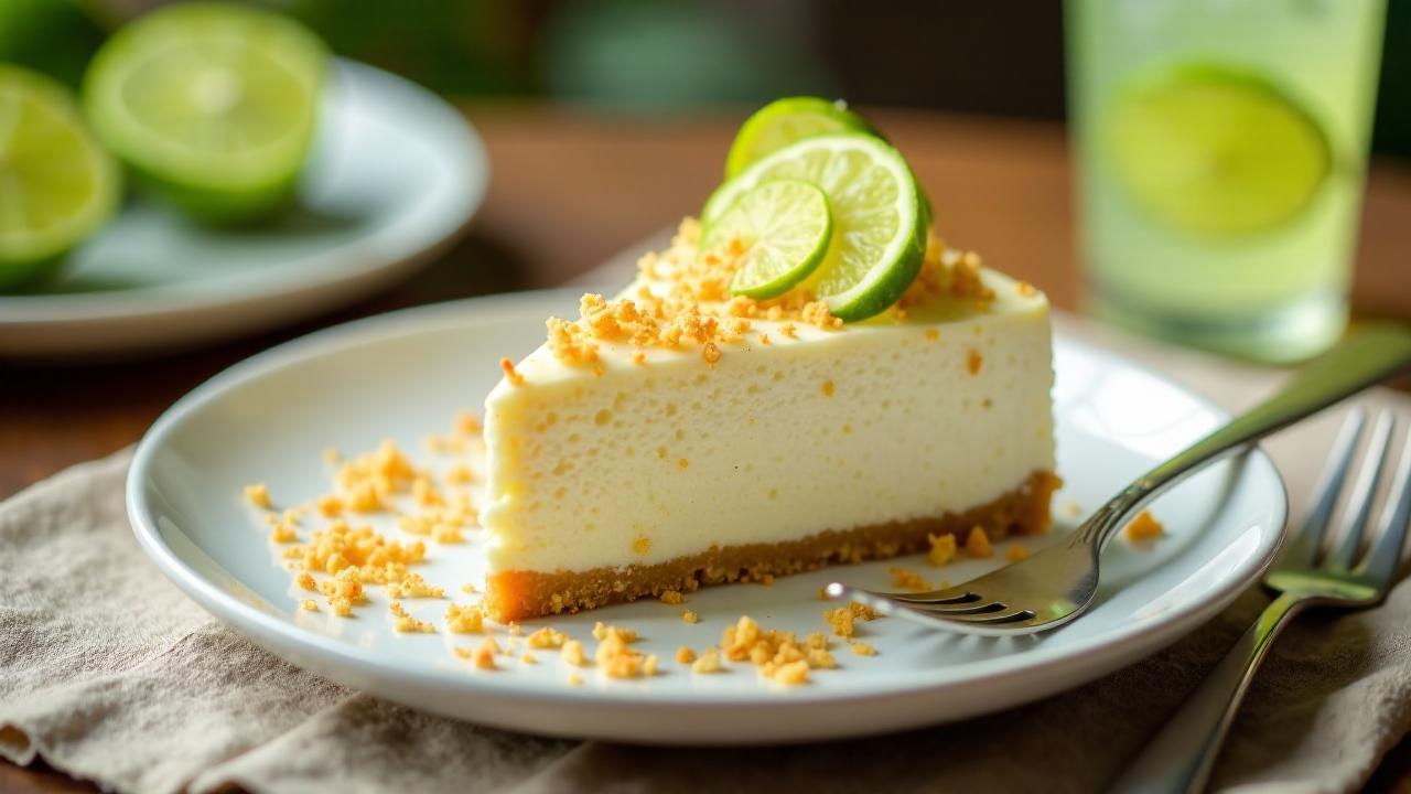 Coconut and Lime Cheesecake