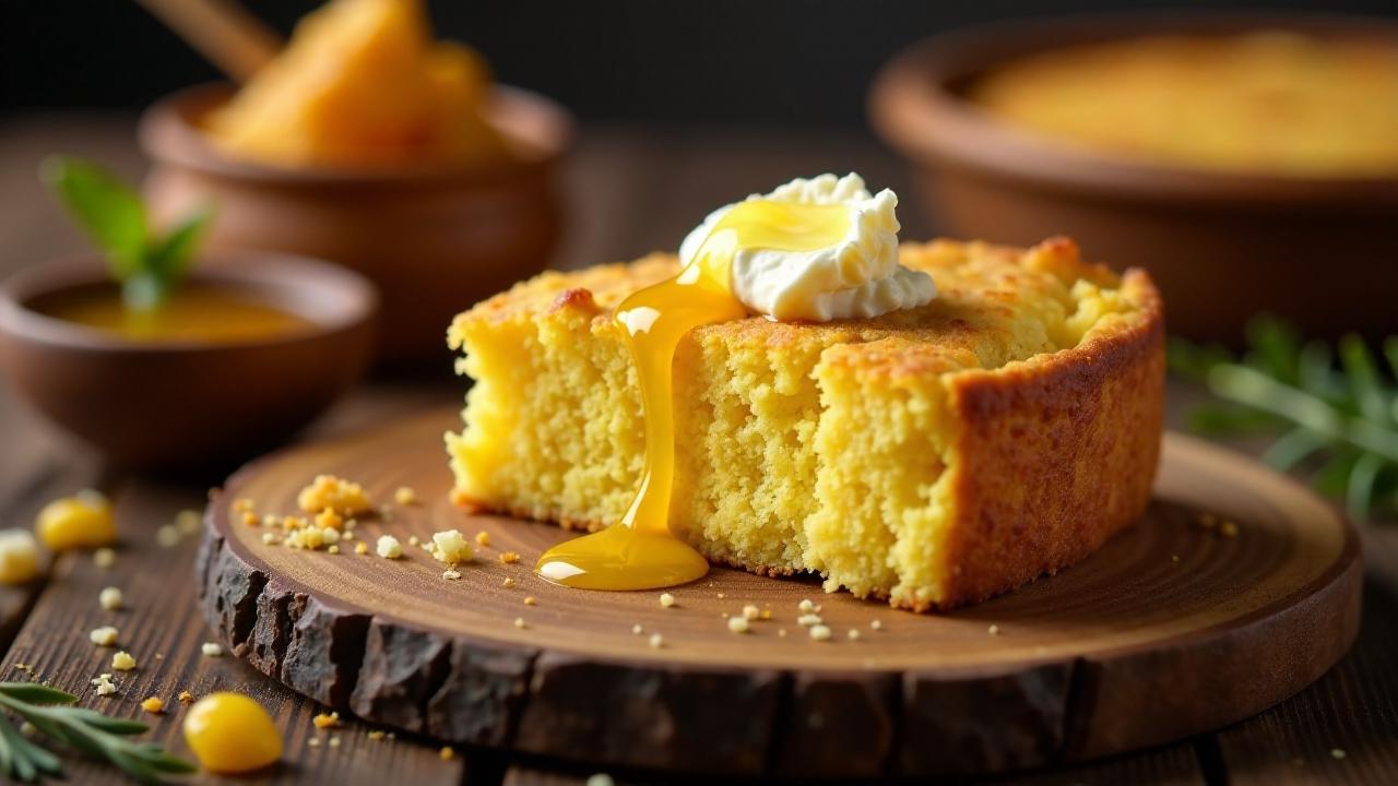 Cornbread mit Honigbutter