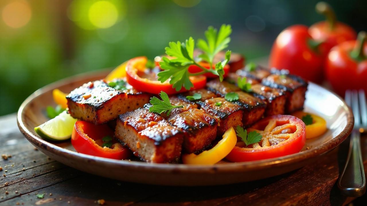 Costillas de Cerdo con Pimientos