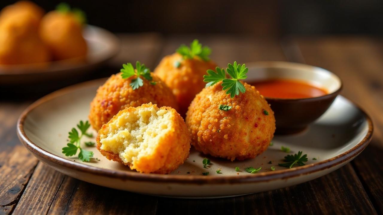 Coxinha (Gefüllte Hühnchen-Kroketten)