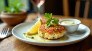 Crab Cakes with Lemon Aioli