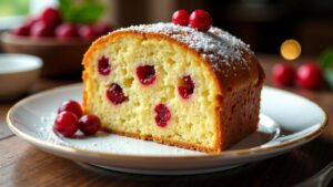 Cranberry-Mandel Panettone