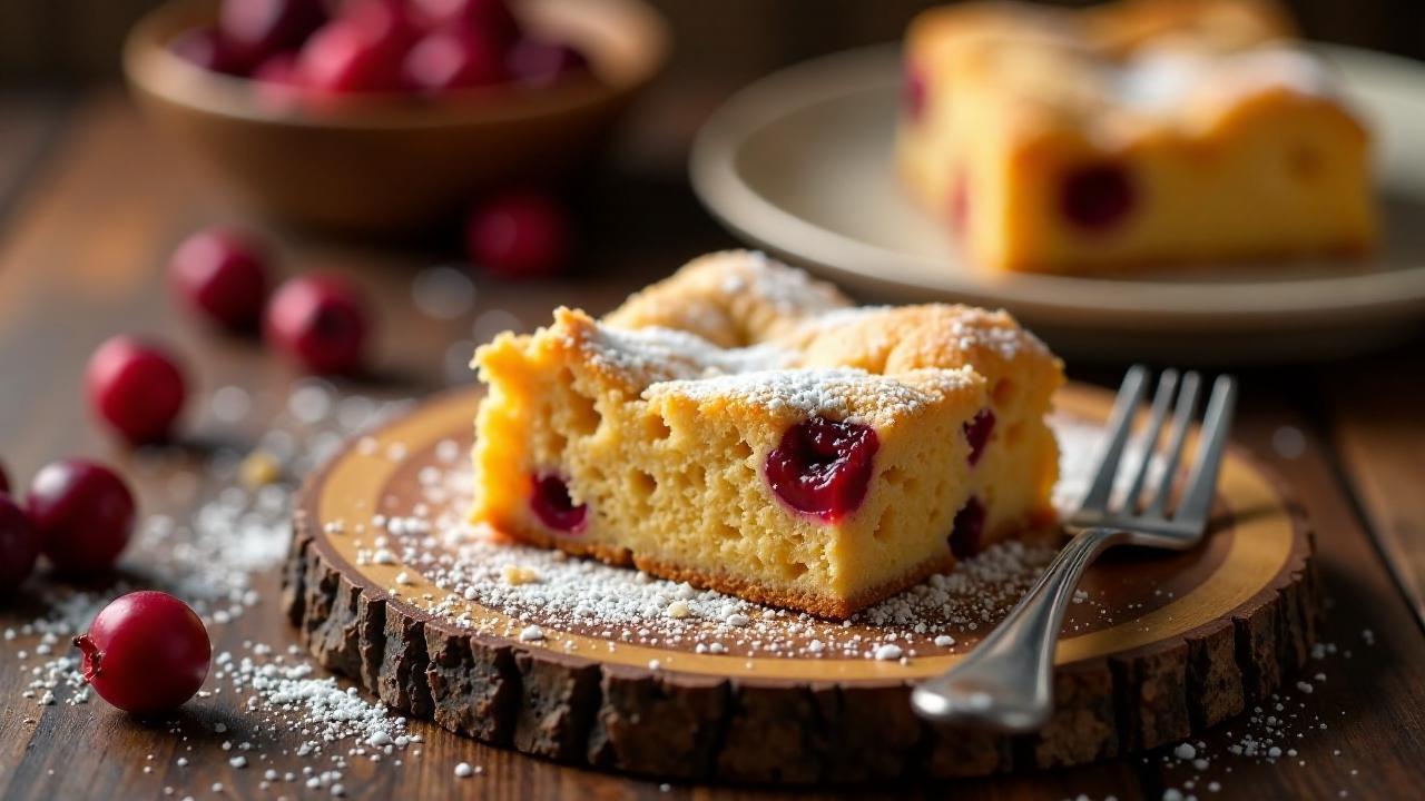 Cranberry-Orangen-Blondies