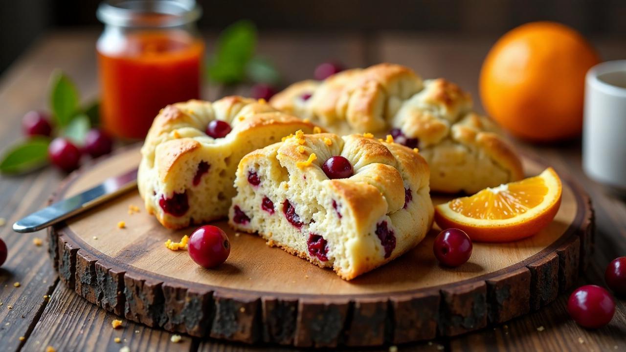 Cranberry-Orangen-Scones