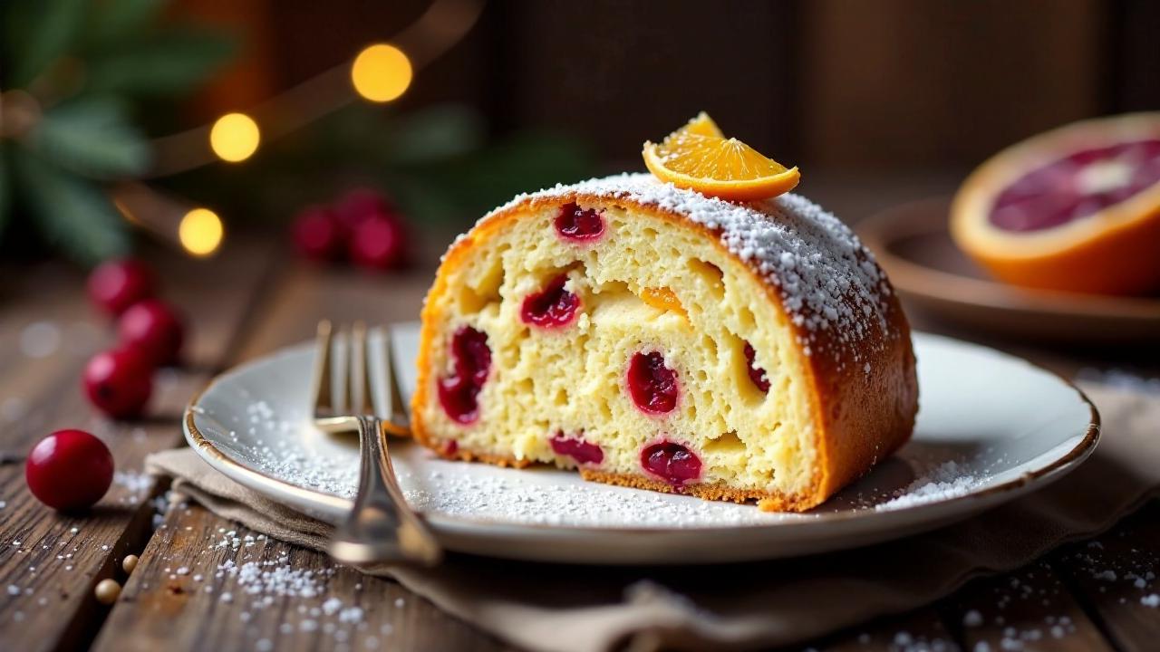 Cranberry-Orangen-Stollen