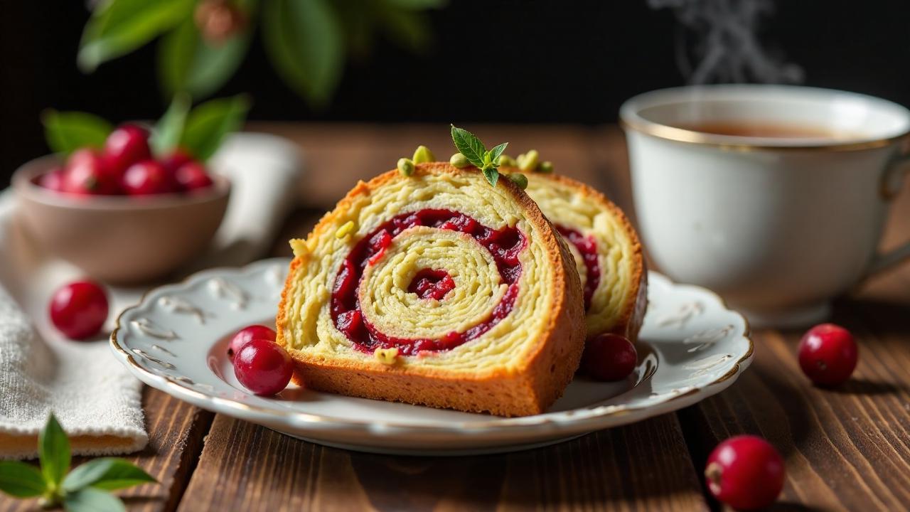 Cranberry-Pistazien-Babka