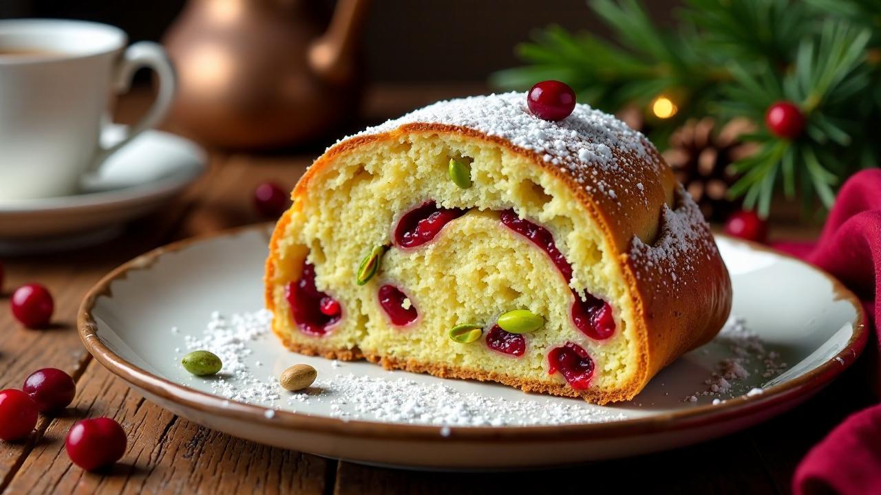 Cranberry-Pistazien-Stollen