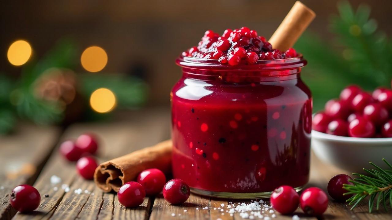 Cranberry-Sauce aus der Neuen Welt