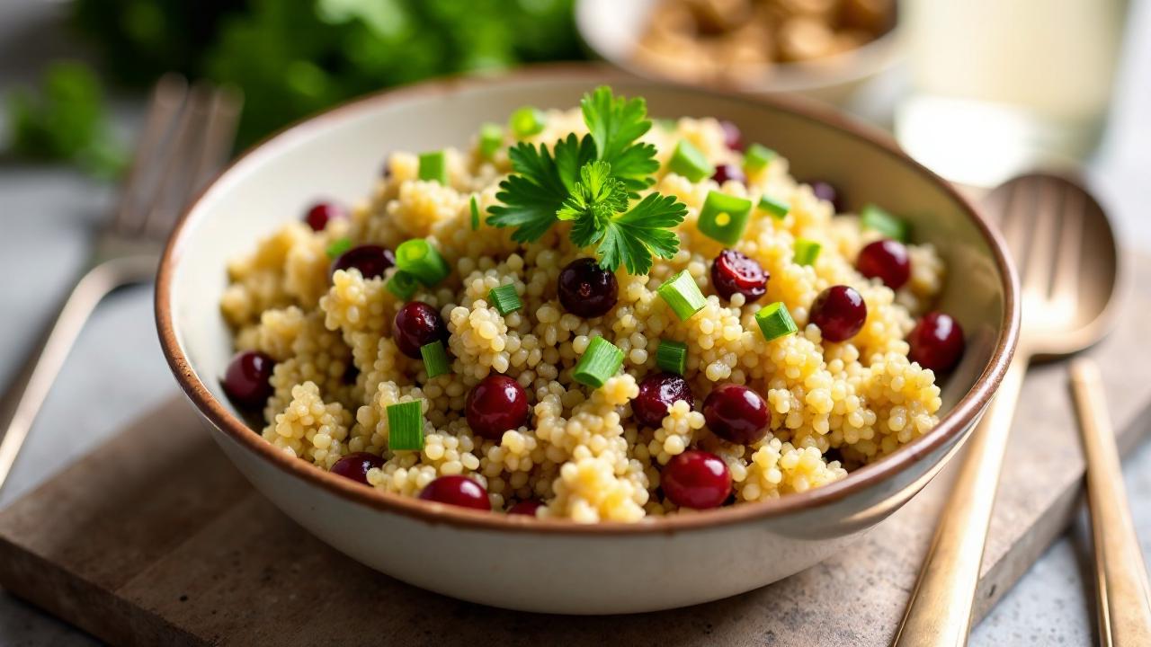 Cranberry-Walnuss-Quinoa-Salat