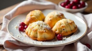 Cranberry-Weiße-Schokolade-Madeleines