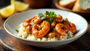 Crawfish Étouffée – Würziges Flusskrebsgericht aus Louisiana.