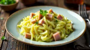 Creamed Cabbage with Ham