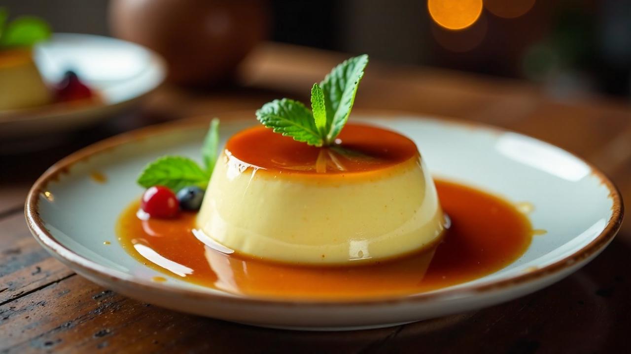 Crema Volteada: Peruanischer Karamellpudding