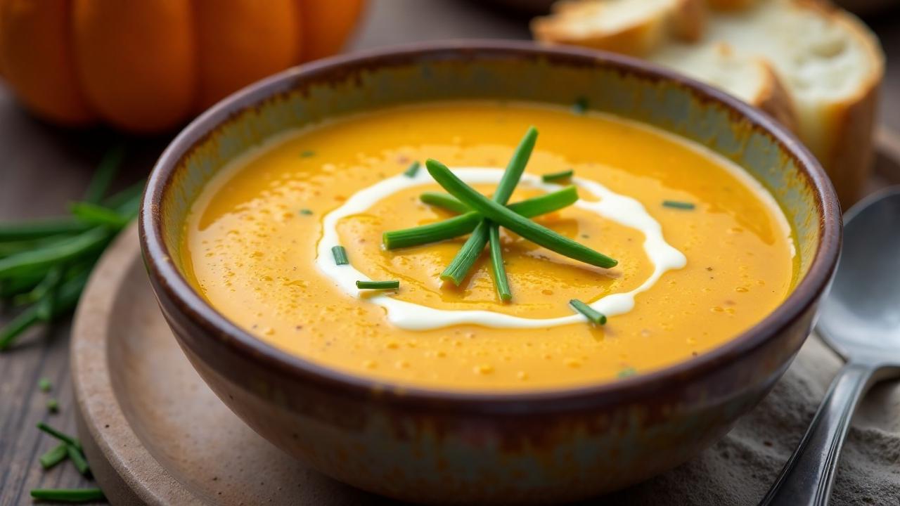 Crema de Zapallo: Kürbiscremesuppe