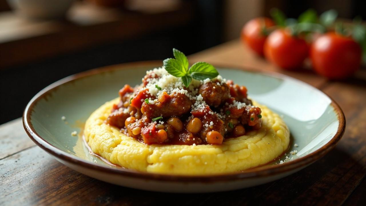 Cremige Polenta mit Ragu