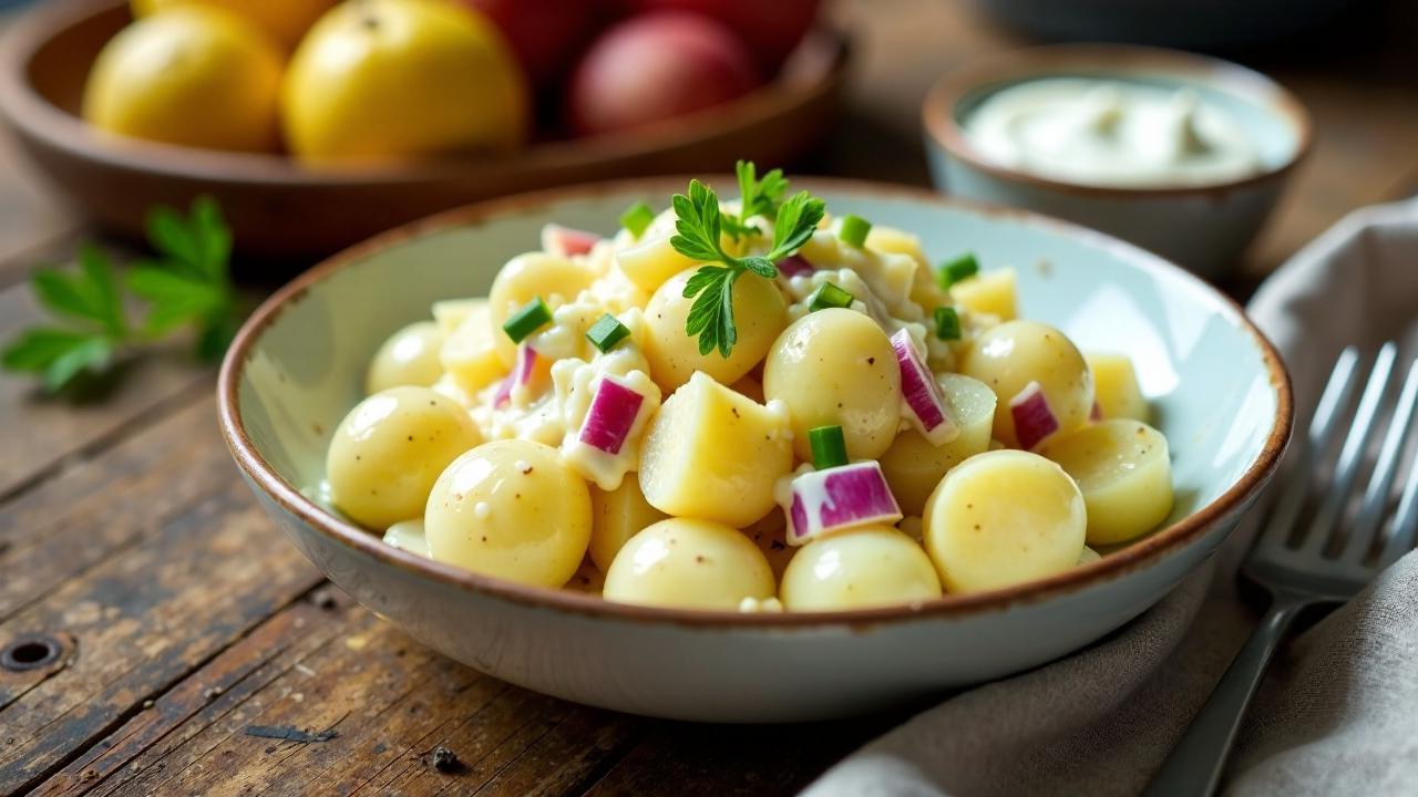 Cremiger Kartoffelsalat mit Joghurt