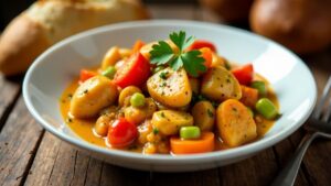 Creole Chicken Fricassee