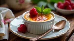 Crème Brûlée: Karamellisierter Vanillepudding