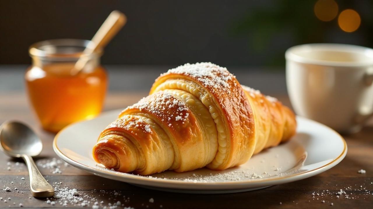 Croissants mit Joghurt-Honig-Füllung