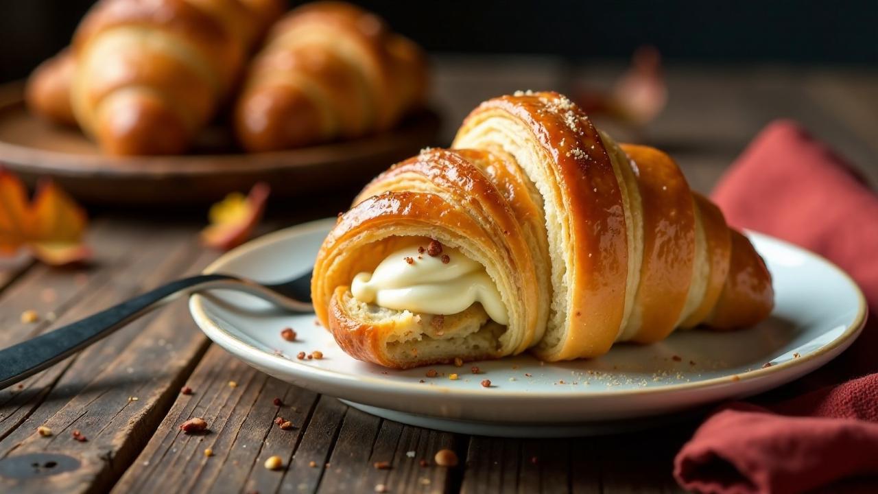 Croissants mit Maronencreme