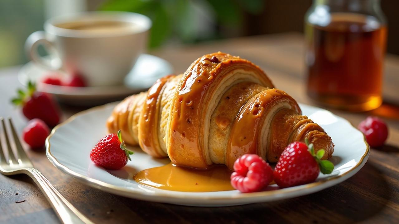 Croissants mit Tonkabohne und Karamell