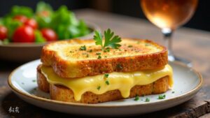 Croque Monsieur: Überbackener Schinken-Käse-Toast