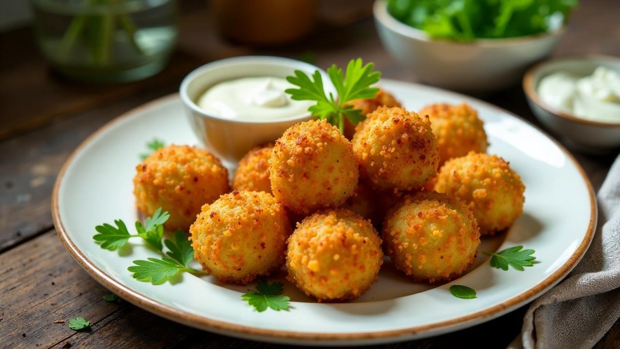 Croquetas de Quinoa: Quinoakroketten