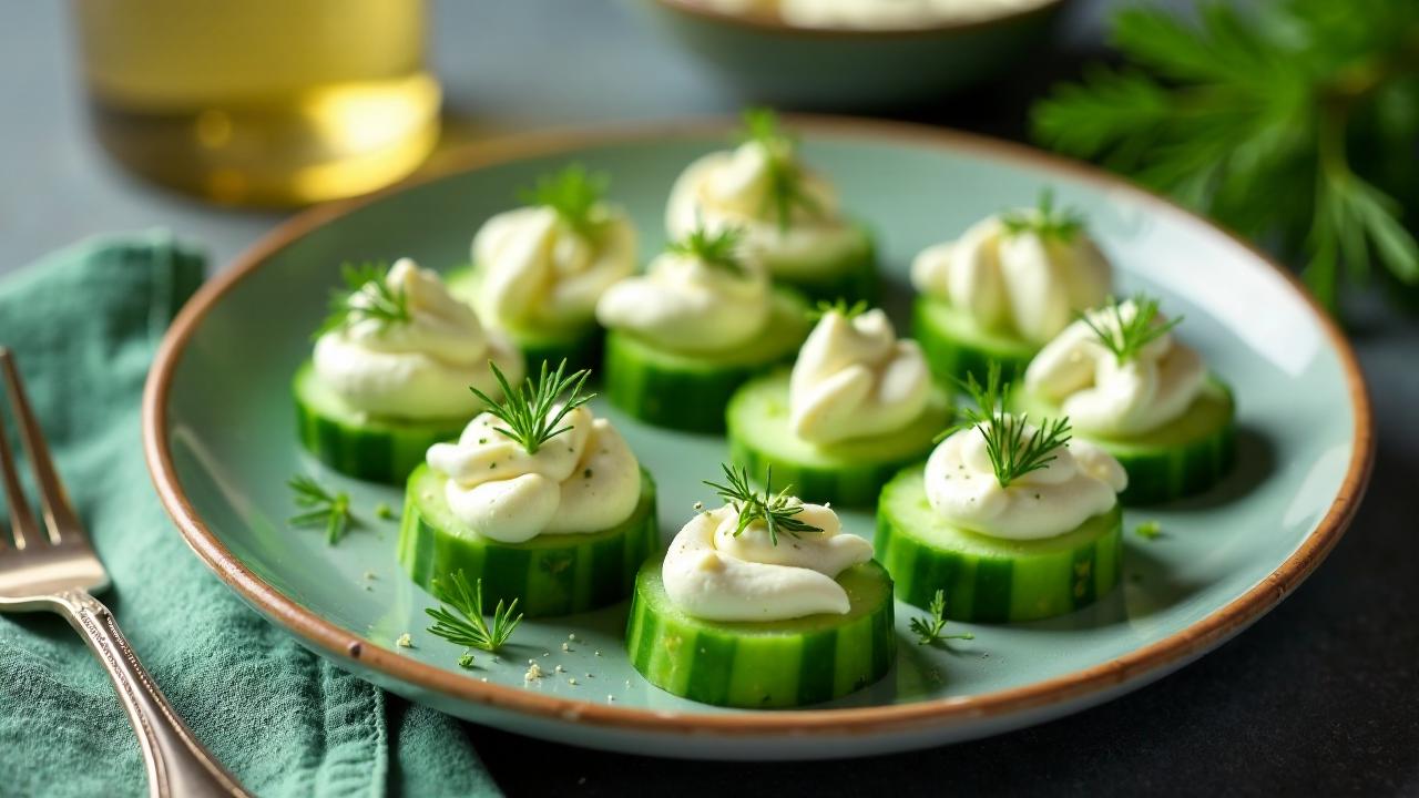 Cucumber Dill Canapés