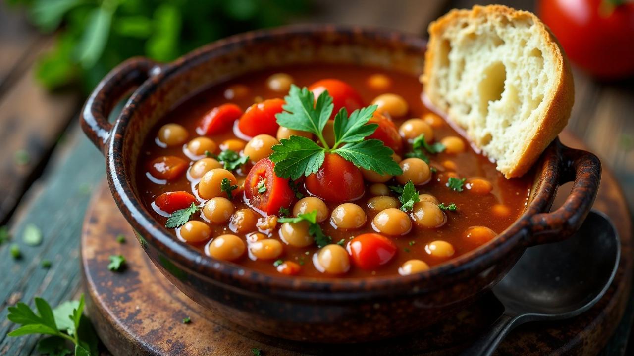 Cunun - Suppe, traditionsladen aus Hülsenfrüchte