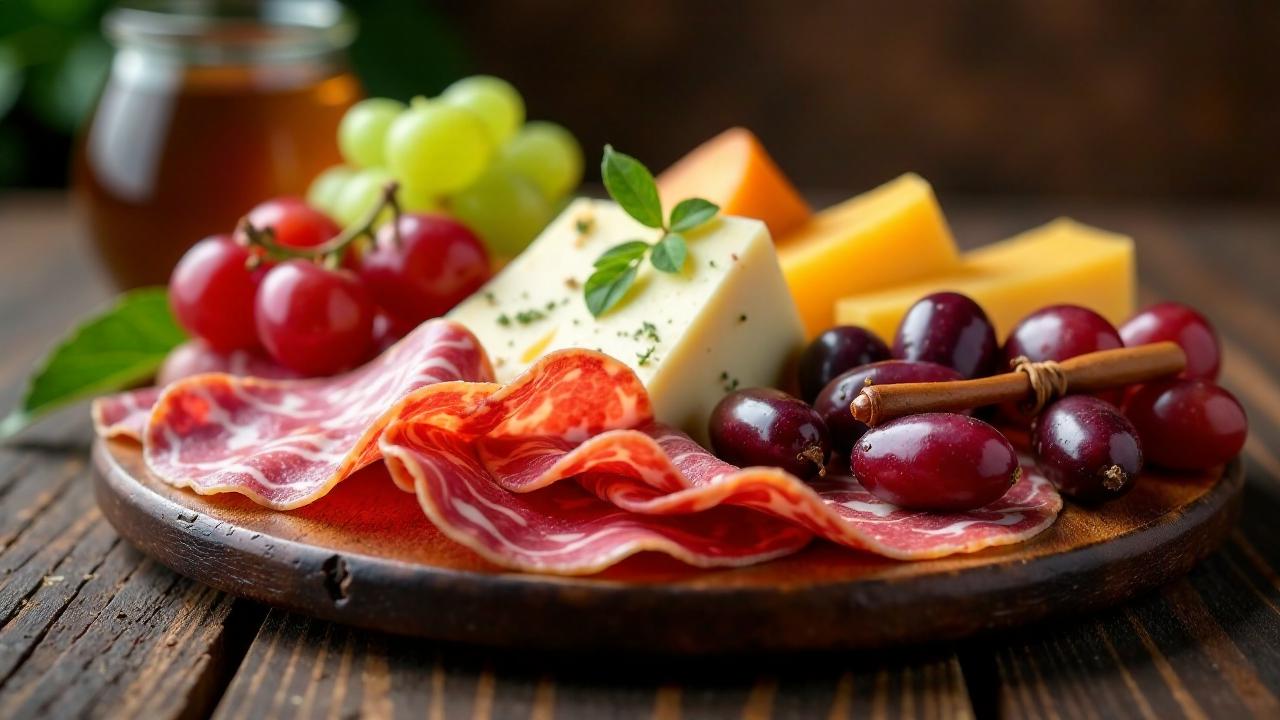 Cured Meats and Cheeses Platter