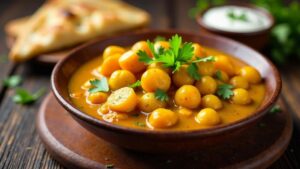 Curried Potato and Channa