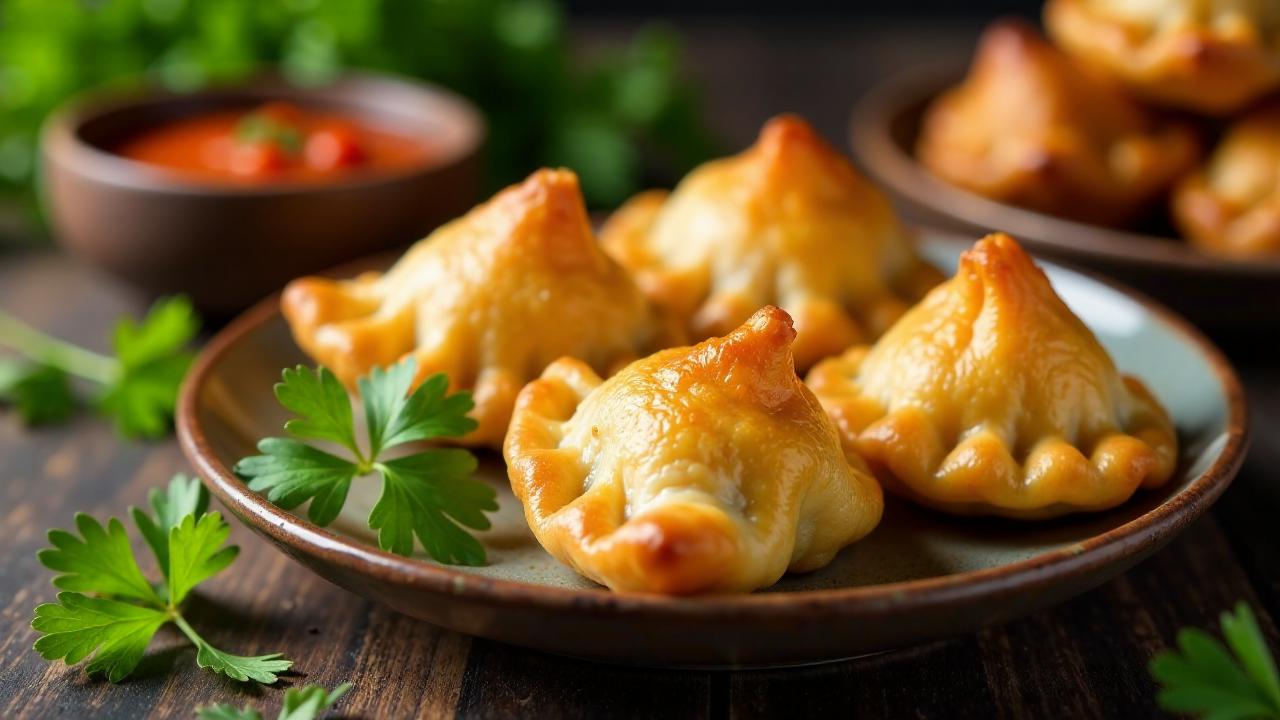 Curry Puff - Gefüllte Teigtaschen