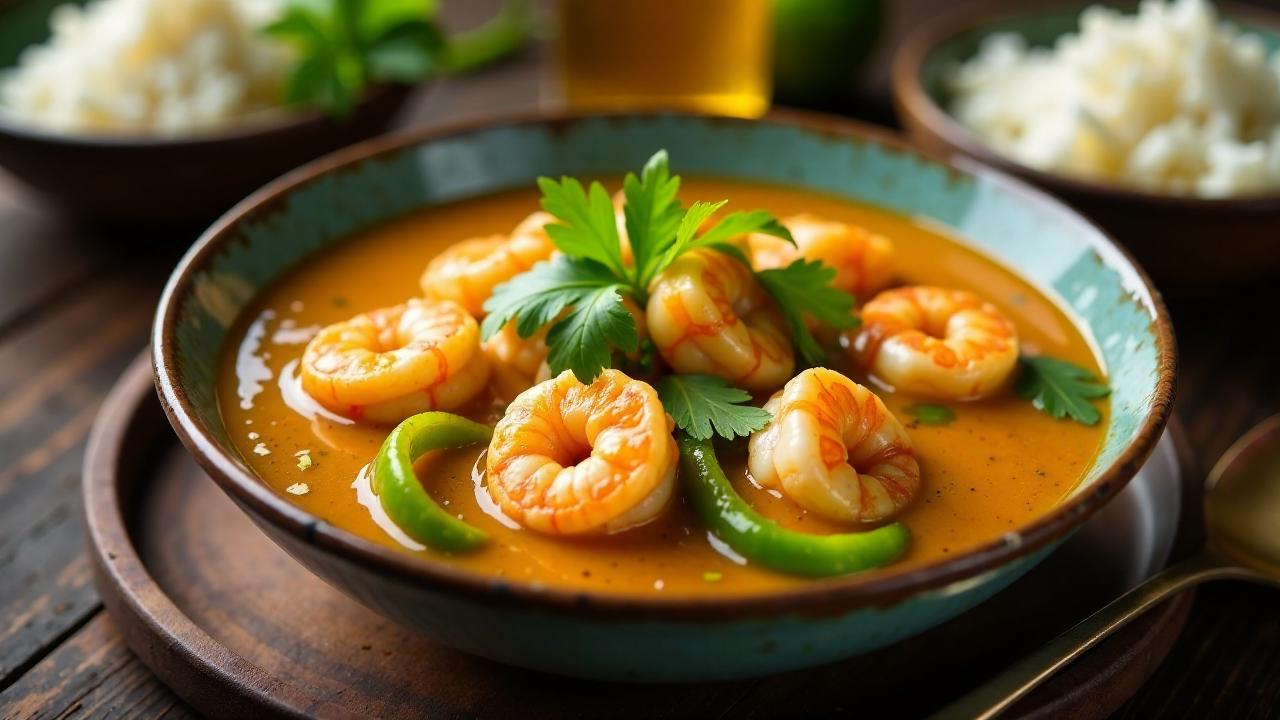 Curry de Crevettes (Garnelencurry)