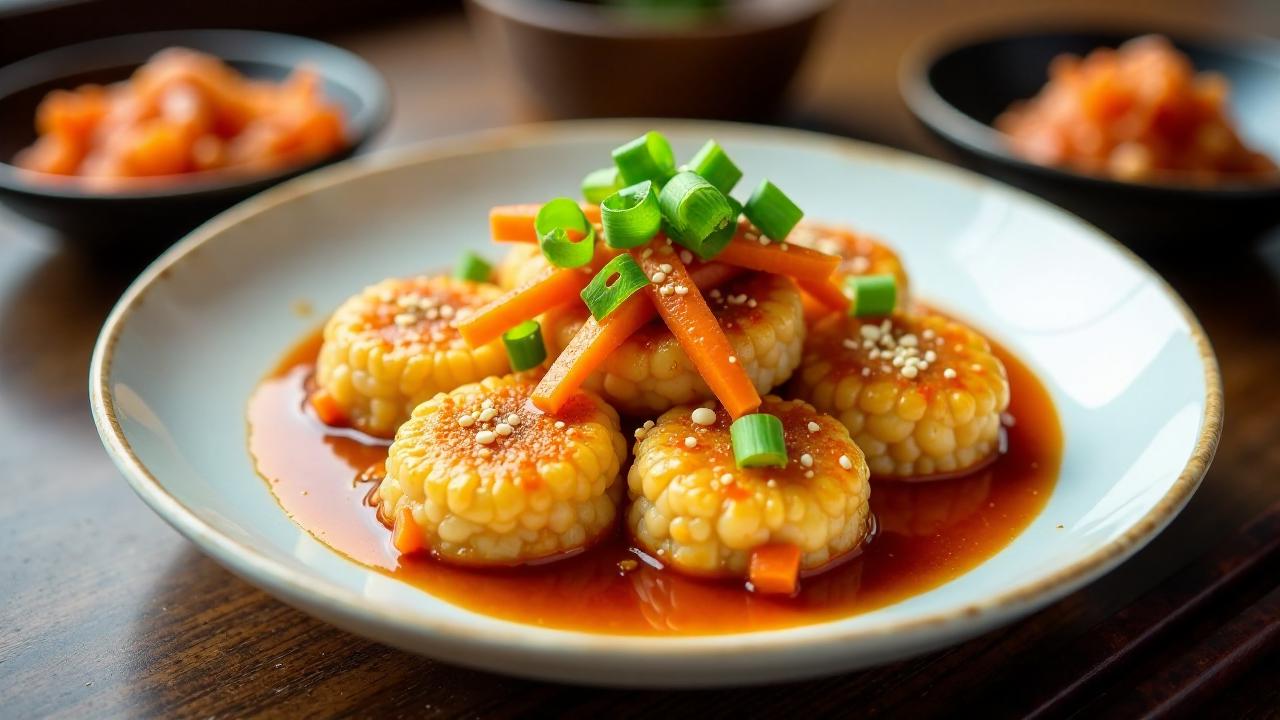 Ddukbokki - Reiskuchen in scharfer Sauce