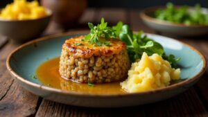 Deftige Haggis mit Neeps und Tatties