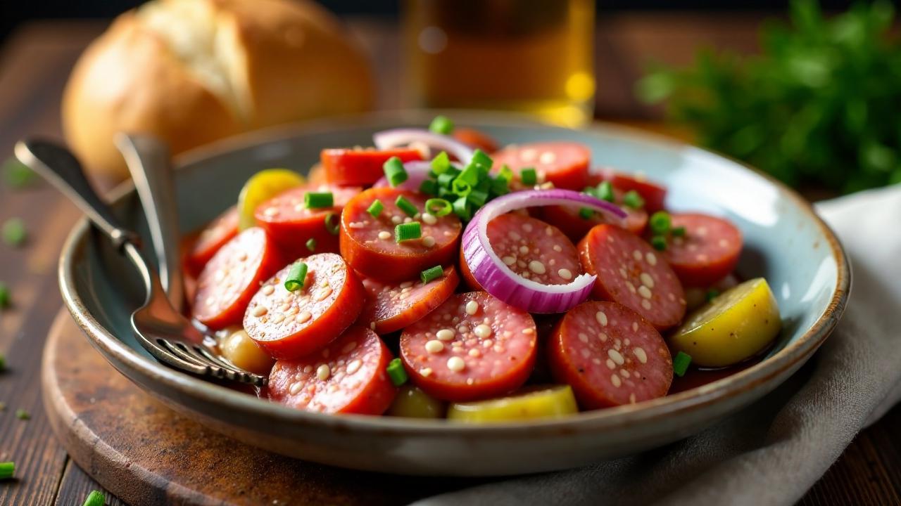 Deftiger Pfälzer Wurstsalat