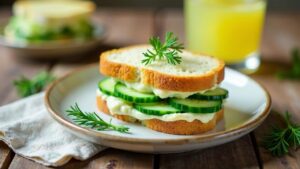 Dill-Gurken-Sandwich