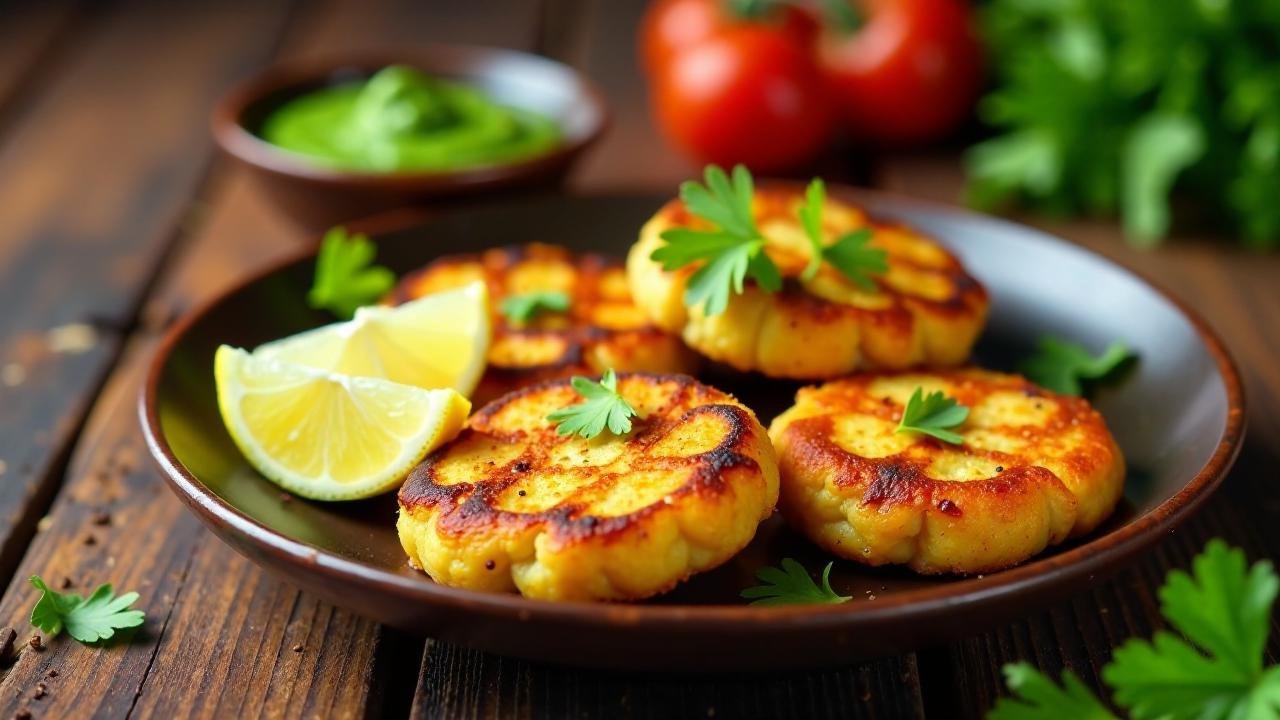 Dilli Ka Aloo Tikka – Gegrillte Kartoffeltaler nach Delhi-Art