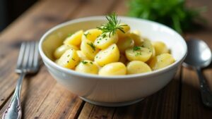 Dillstuvad Potatis (Kartoffeln in Dillsauce)