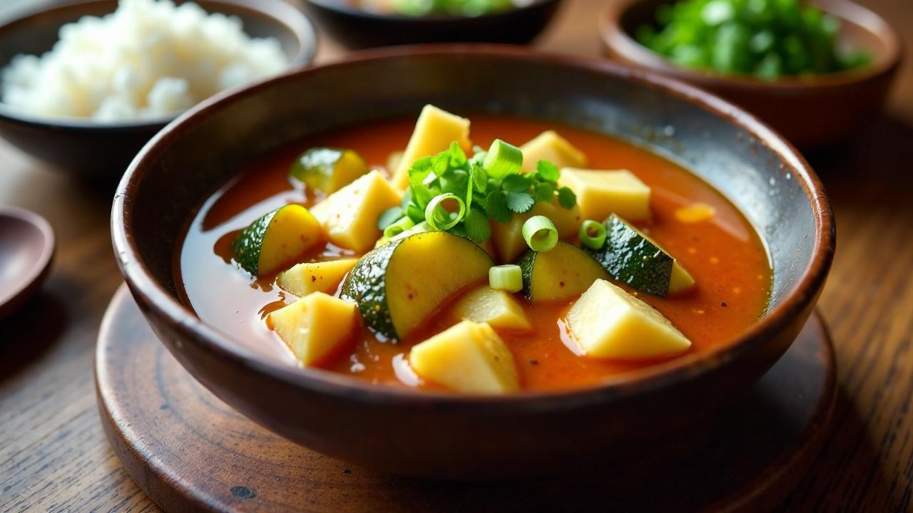 Doenjang Jjigae - Sojabohnen-Paste Eintopf