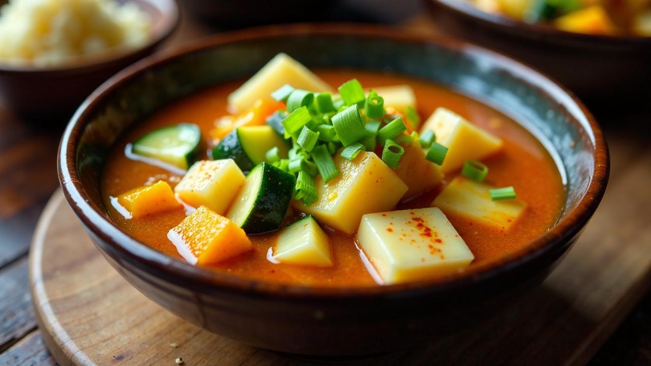 Doenjang Jjigae - Sojabohnenpaste-Eintopf