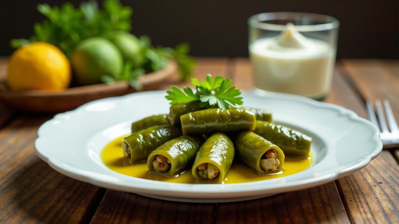 Dolmades: Gefüllte Weinblätter