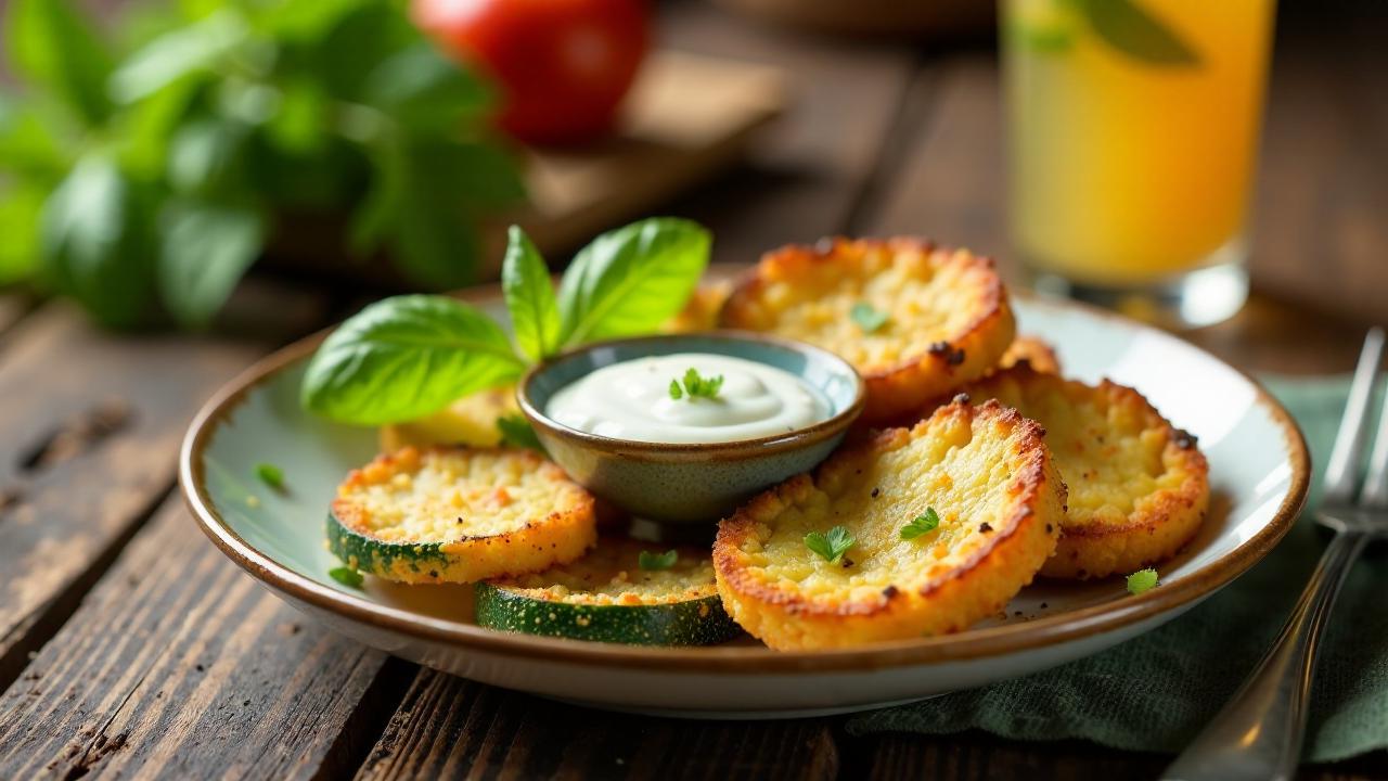 Dovlecei pane - Panierte Zucchini