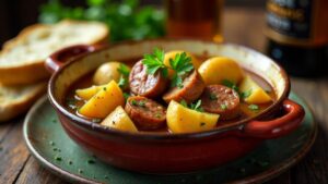 Dublin Coddle (Wurst-Kartoffel-Eintopf)