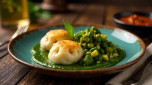 Dumplings and Callaloo