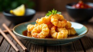 Ebi Tempura: Knusprige Garnelen in Teig