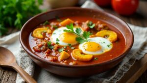 Egg Stew with Plantains