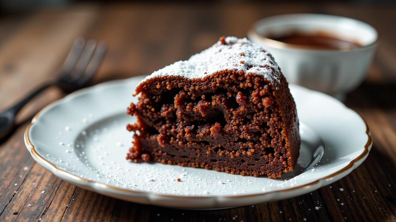 Eichelnuss-Schokoladen-Kuchen