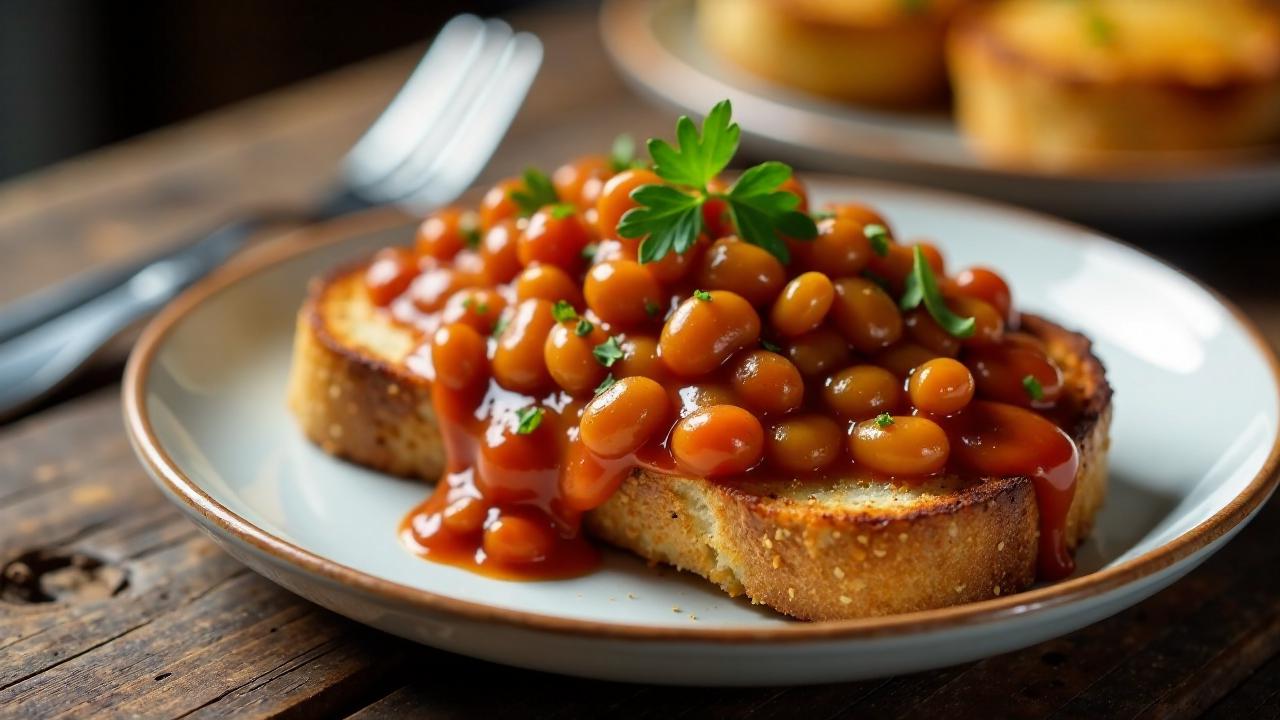 Einfacher Baked Beans on Toast